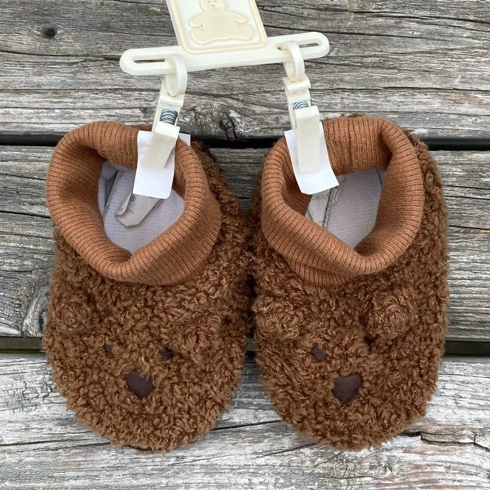 Baby Gap Brannan Bear Slippers for Toddler S (5-6)